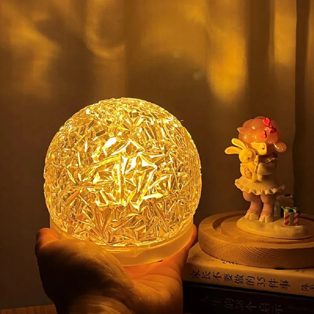 (ALMOST SOLD OUT) Crystal Wave Farbwechsel Touch Control + Fernbedienung Lampe